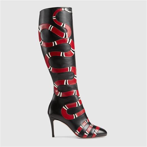 gucci boots snake|gucci delma snake effect boots.